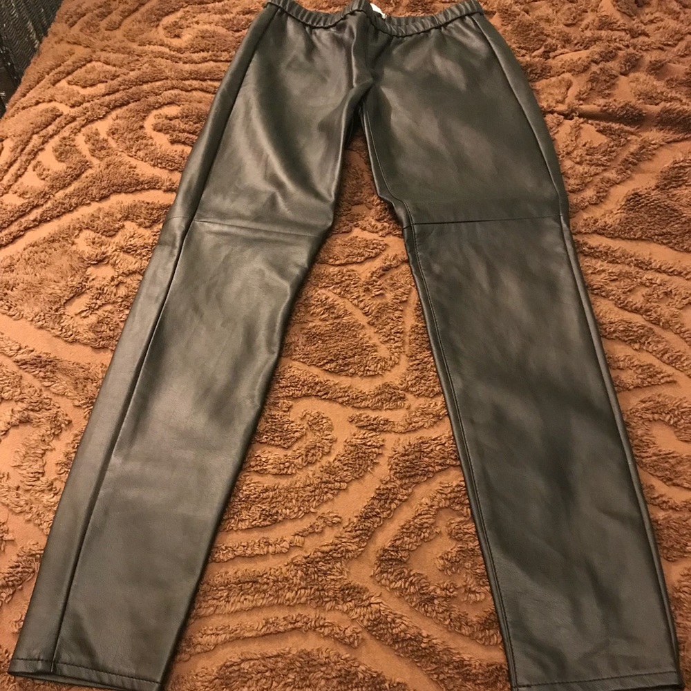 Michael Kors leather pants.